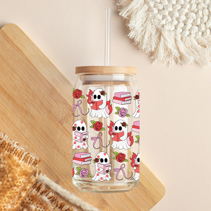 Glass Cup 500 ml - Romance & Smut Ghost