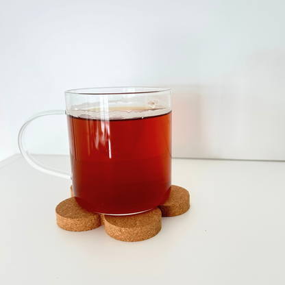 Flower Shaped Cork Coaster