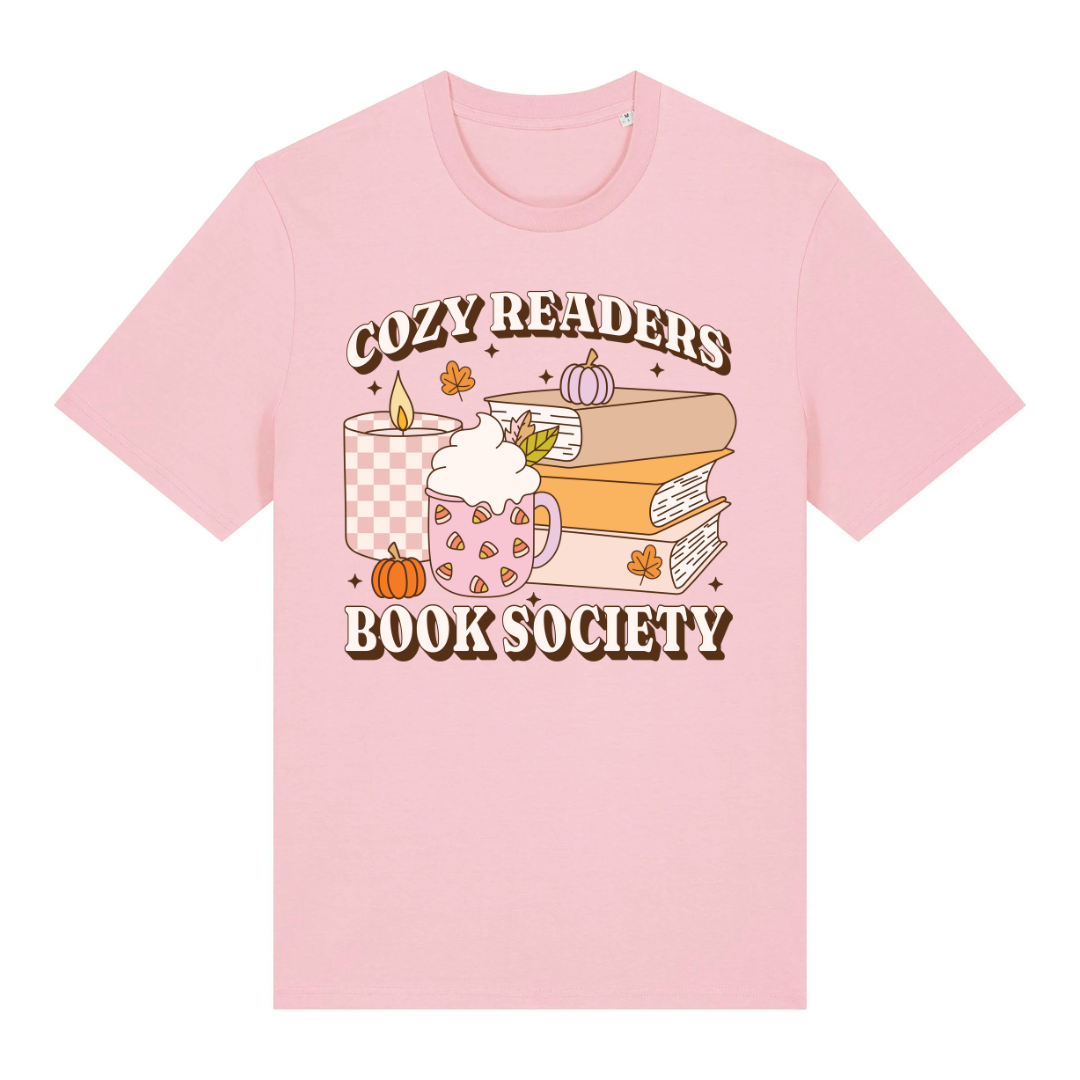 Cozy Reader Book Society T-Shirt