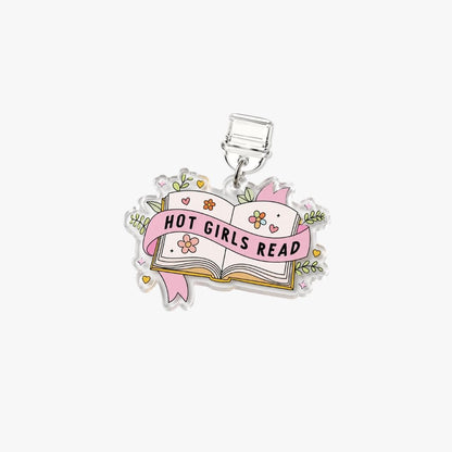 Dust Charm per E-reader/ Smartphone - Hot Girls Read