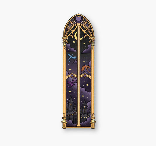 Segnalibro Sagomato - Dragon Golden Window