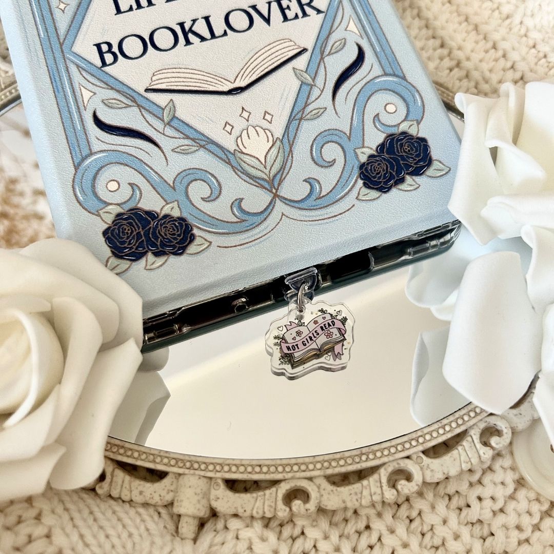 Dust Charm per E-reader/ Smartphone - Hot Girls Read