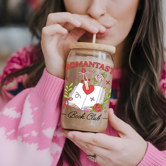 Glass Cup 500 ml - Romantasy Book