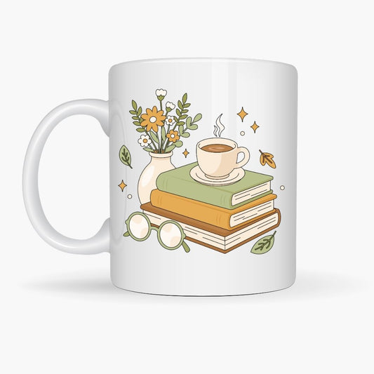 Tazza in ceramica 300 ml - Coffee Books - NEW