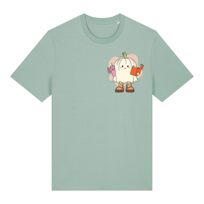 T-Shirt Pumpkin Ghost Reader