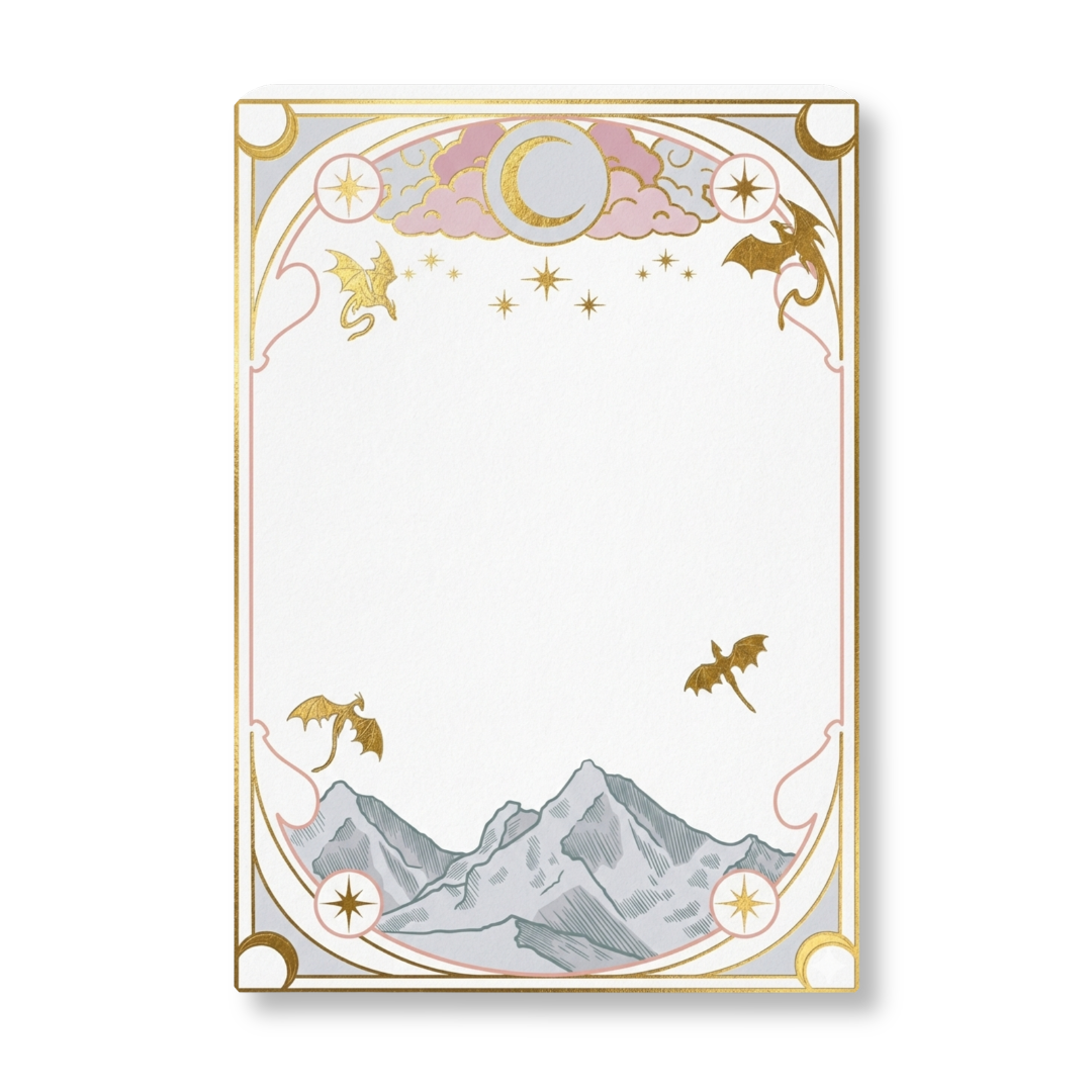Inserti per E-Reader- Dragon’s Sky- Gold Foiled