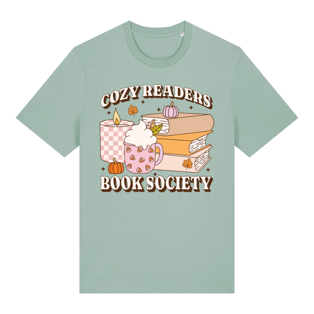 Cozy Reader Book Society T-Shirt