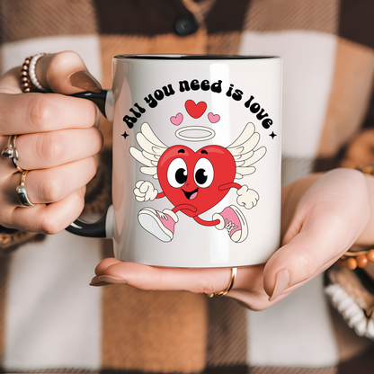 Ceramic mug 300 ml - All You Need Is Love