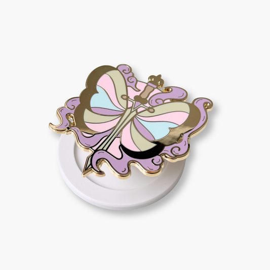 Holdie in metallo - Butterfly - NEW