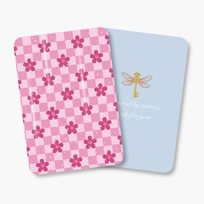 Inserto per E-Reader- Pink Flower Chess