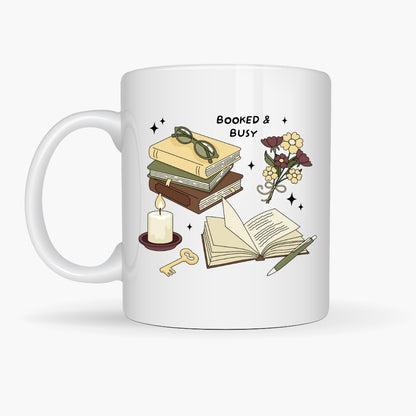 Tazza in ceramica 300 ml - Booked & Busy