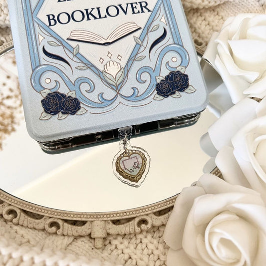 Dust Charm per E-reader/ Smartphone - Hockey Heart