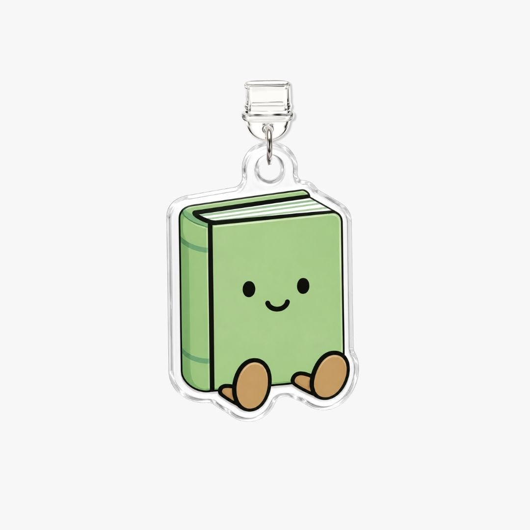 Dust Charm per E-reader/ Smartphone - Cute Book