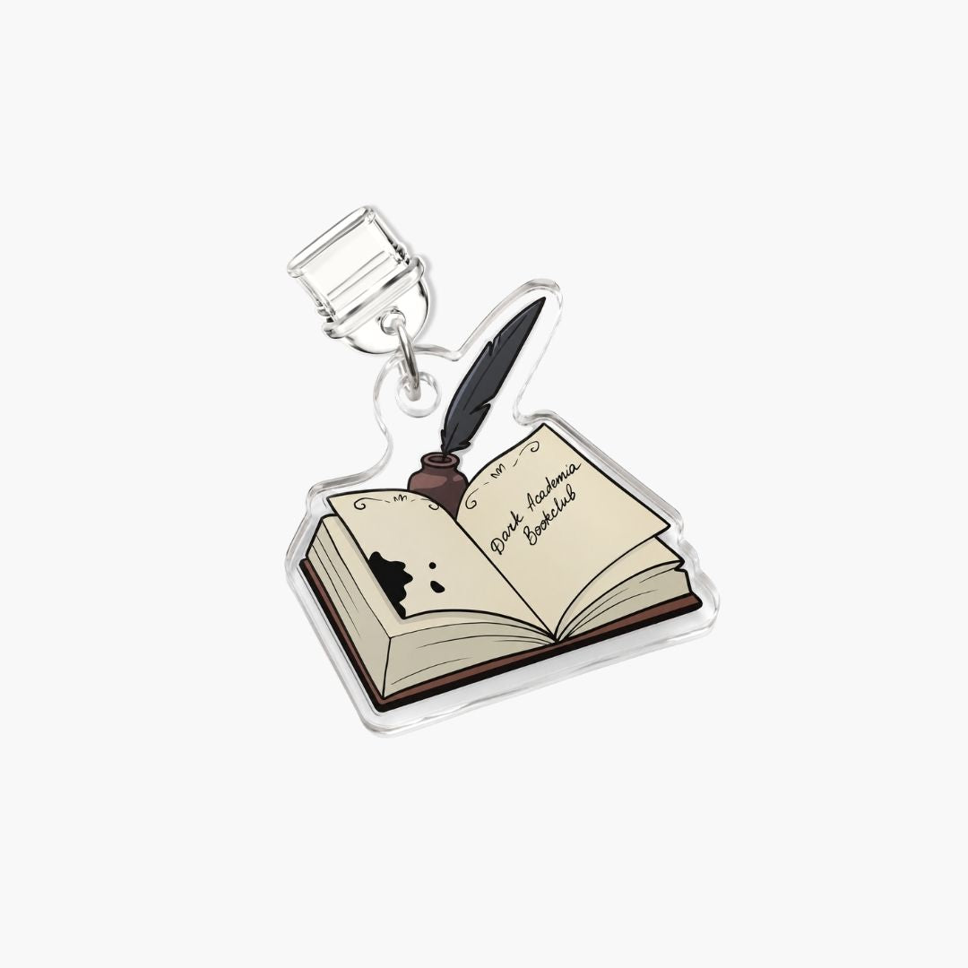 Dust Charm for E-reader/Smartphone - Dark Academia Book