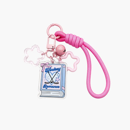 Bookish Keychain- Hockey Romance - NEW