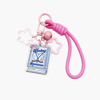 Bookish Keychain- Hockey Romance - NEW