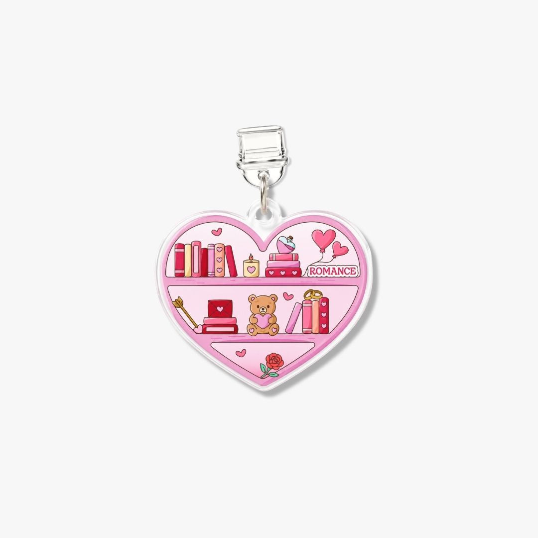 Dust Charm per E-reader/ Smartphone - Romance Shelf