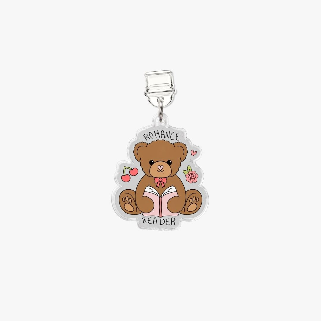 Dust Charm per E-reader/ Smartphone - Romance Bear