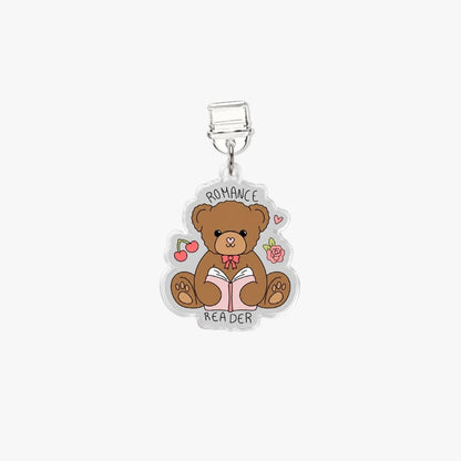 Dust Charm per E-reader/ Smartphone - Romance Bear