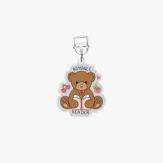 Dust Charm per E-reader/ Smartphone - Romance Bear