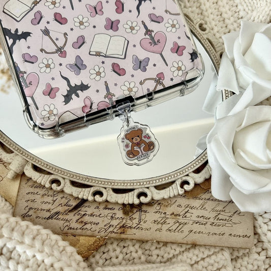 Dust Charm per E-reader/ Smartphone - Romance Bear
