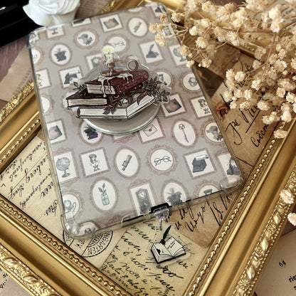 Dust Charm for E-reader/Smartphone - Dark Academia Book