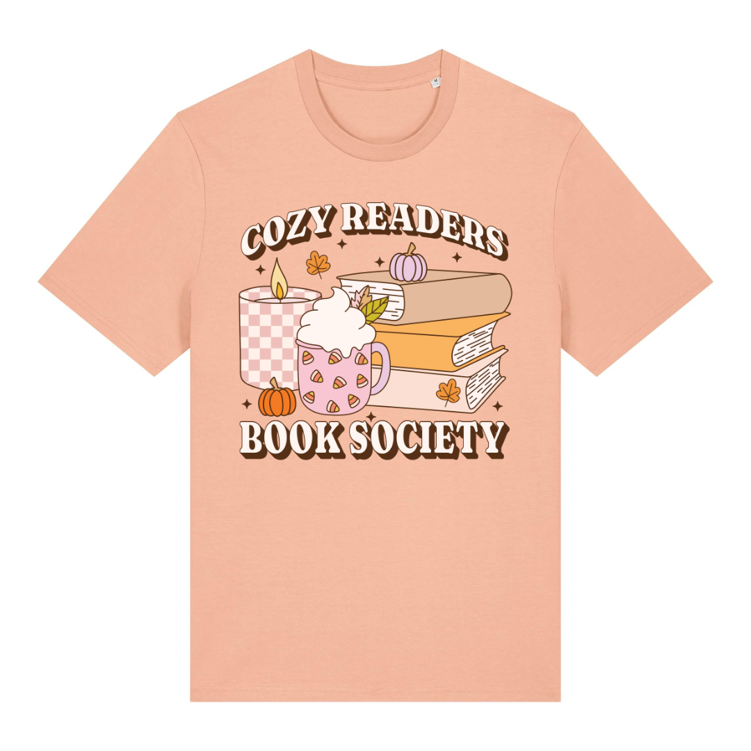 Cozy Reader Book Society T-Shirt