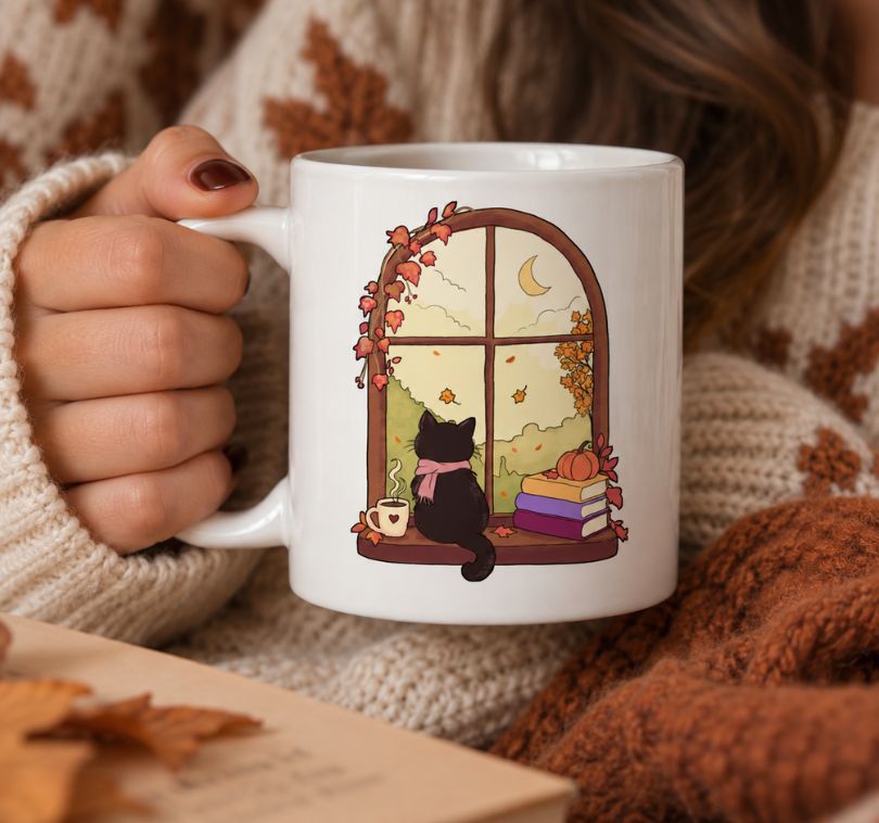 Tazza in ceramica 300 ml - Autumn Nook