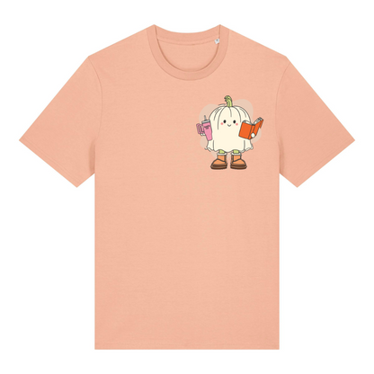 T-Shirt Pumpkin Ghost Reader