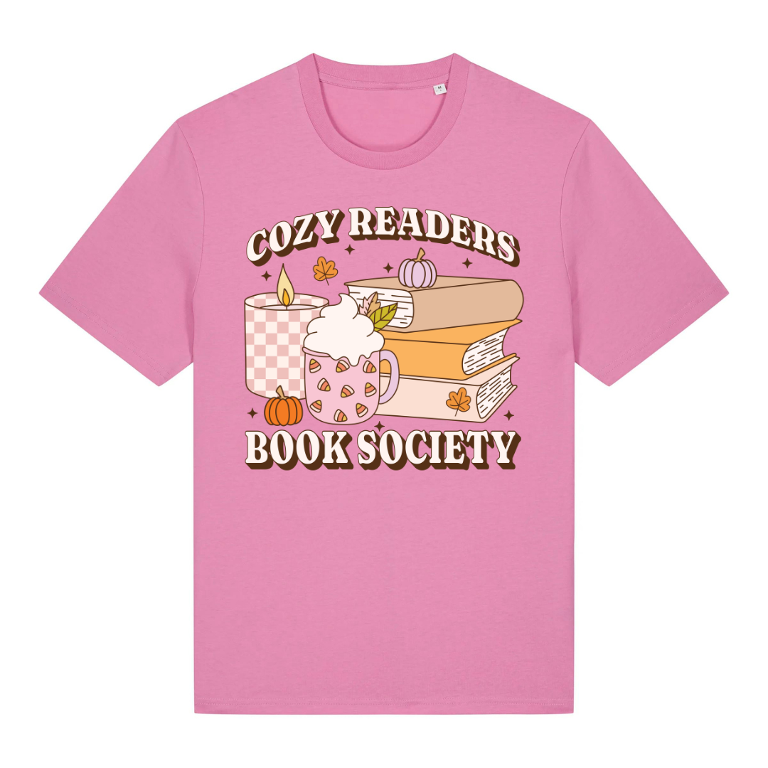 Cozy Reader Book Society T-Shirt