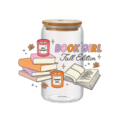 Glass Cup 500 ml - Book Girls Fall Edition