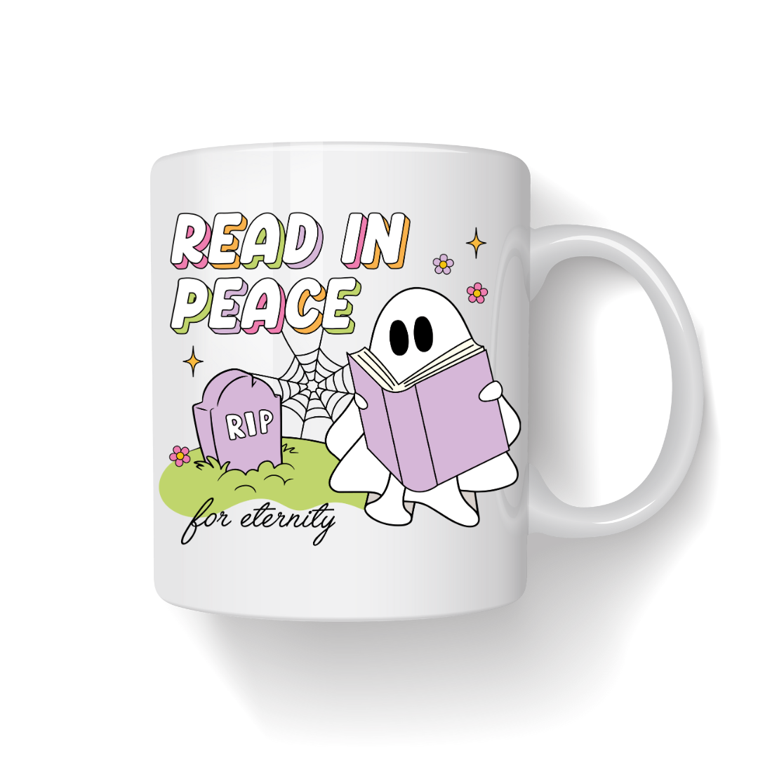 Ceramic mug 300 ml - Read in Peace For Eternity