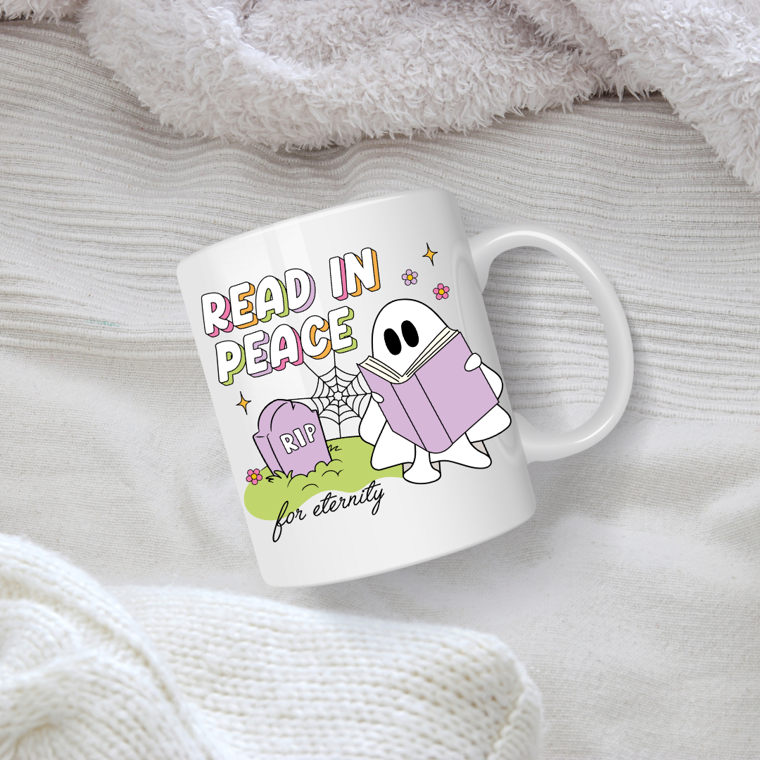 Ceramic mug 300 ml - Read in Peace For Eternity