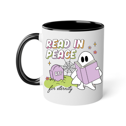 Ceramic mug 300 ml - Read in Peace For Eternity