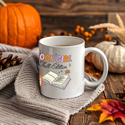 Ceramic Mug 300ml - Book Girl Fall Edition