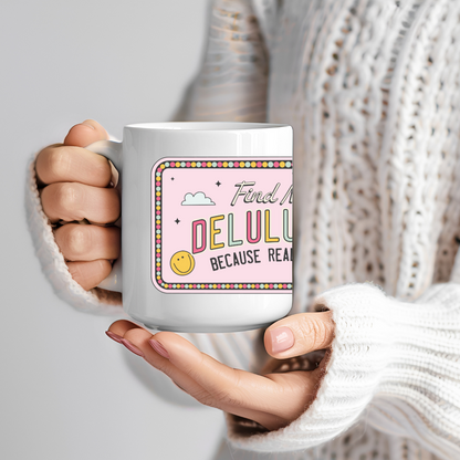 Ceramic mug 300 ml - Delulu Land