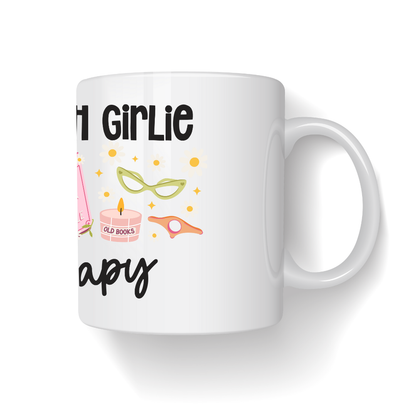 Ceramic Mug 300ml - Bookish Girlie Therapy