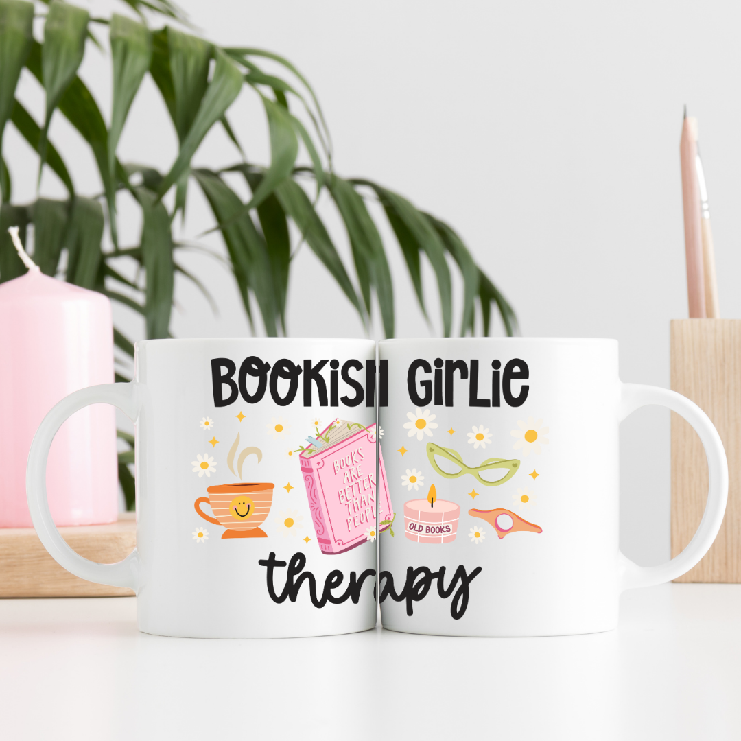 Ceramic Mug 300ml - Bookish Girlie Therapy