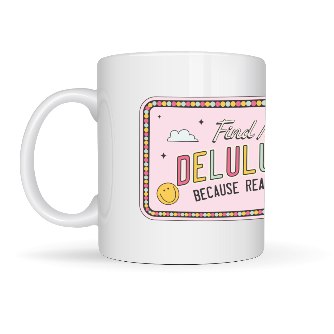 Ceramic mug 300 ml - Delulu Land