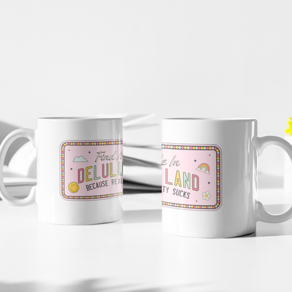 Ceramic mug 300 ml - Delulu Land