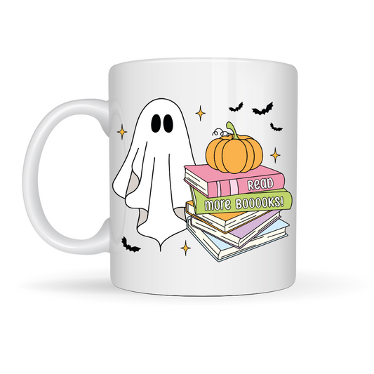Ceramic Mug 300ml - Read More Books