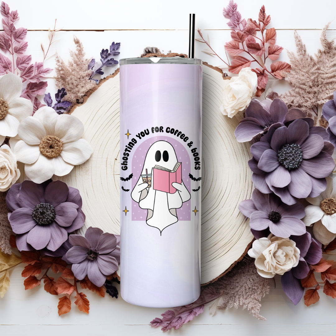 Tumbler 600 ml - Ghosting You for Coffee &amp; Books