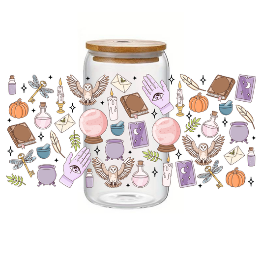 Glass Cup 500 ml - Witchy Witchy